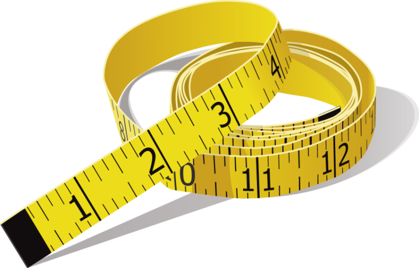 Cool Yellow Measure Tape PNG Image Free Download