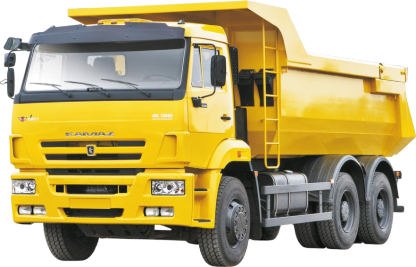 Transparent Yellow Kamaz PNG Image free Download