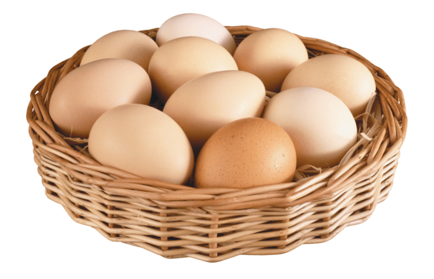 10Brown Eggs in Basket,Chicken Eggs,HD Food Photo Free Download PNG Image,Transparent Background