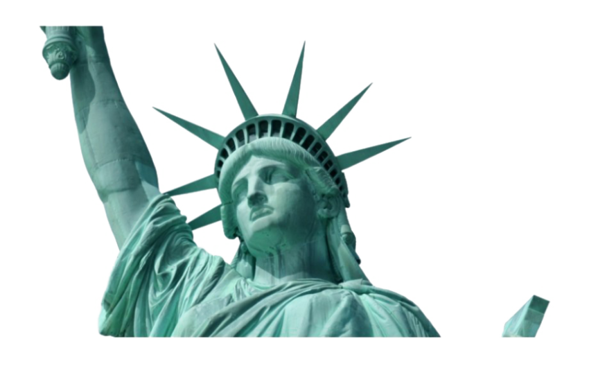 Statue of Liberty PNG Wallpaper On White Background
