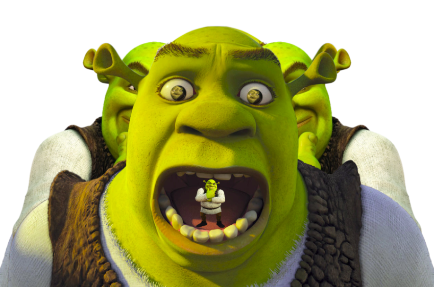 Mad Shrek PNG Picture Free Download