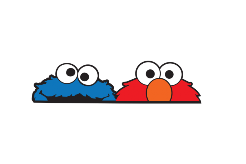 Relay Elmo Eyes PNG image with no background