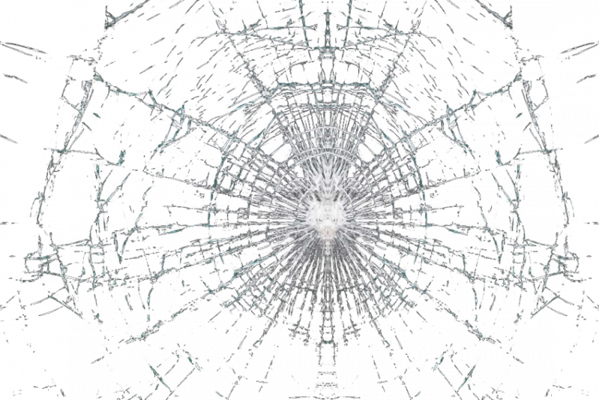 Glass Mirror Crack clip art black line glass free png