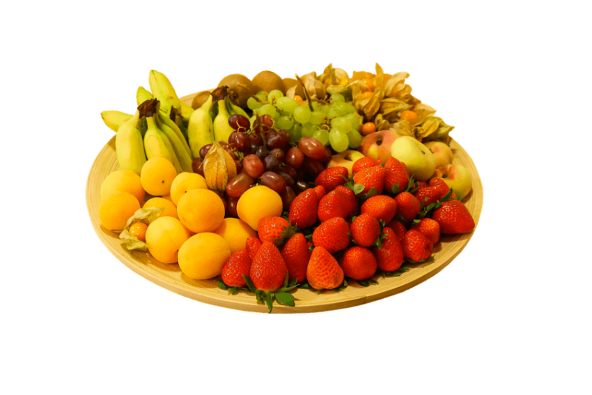Plate Full With Different Types Of Fruits And Decorate With Beautiful Sequence,HD Fruits Photo Free Download PNG Image,Transparent Background