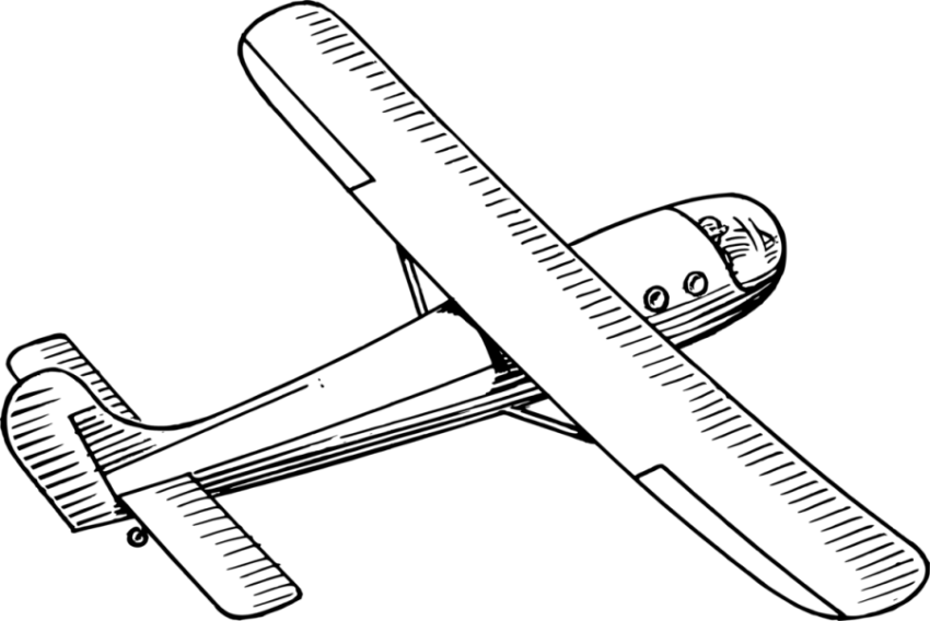Glider PNG Sketch Free Download