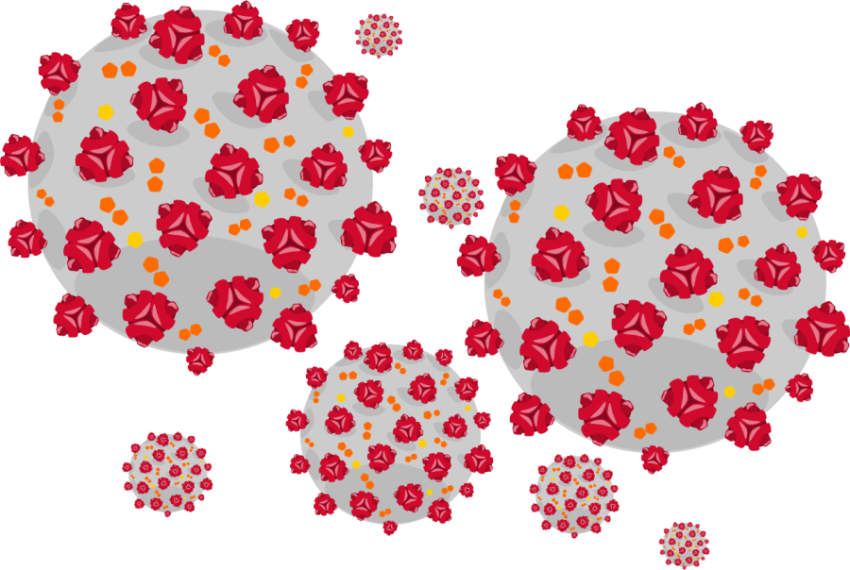 PSD Graphic Art On Coronavirus PNG Image Free Download