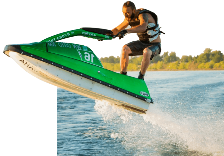 Front Jet Ski PNG Painting Free Download