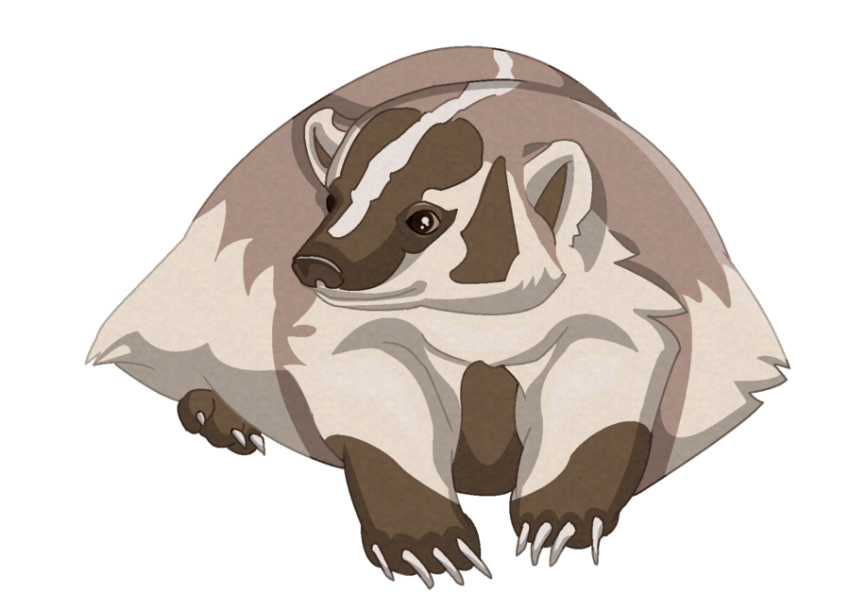 American Badger By DharmaNow on DaviantArt PNG Free Transparent Background