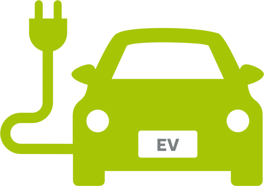 Neon Electric Car PNG Icon Free Download