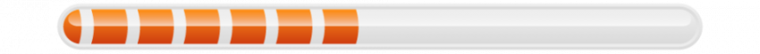 Voliume icon orange colour with white lines vector graphic design