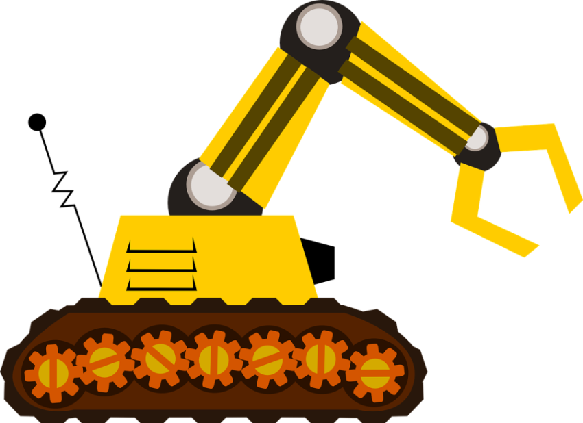 Wheeled Bulldozer PNG Free Download