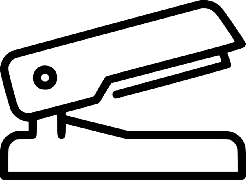 Stapler PNG Outline Free Download