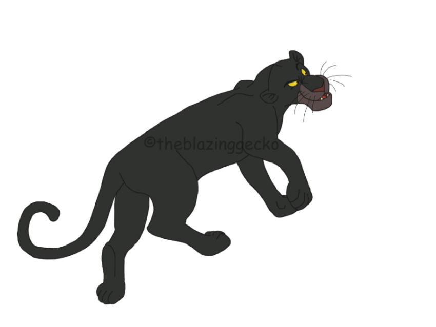 Bagheera The Cartoon Of Jungle Book Baloo Black Panther Share Khan Mowgli Cubs PNG Transparent Background