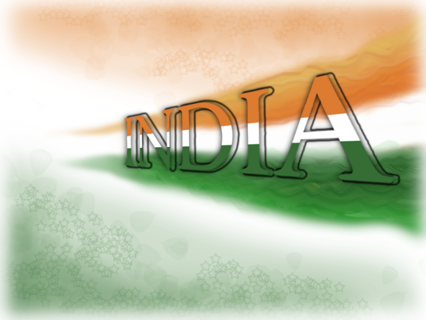 India Flag PNG Banner Image Free Art Image