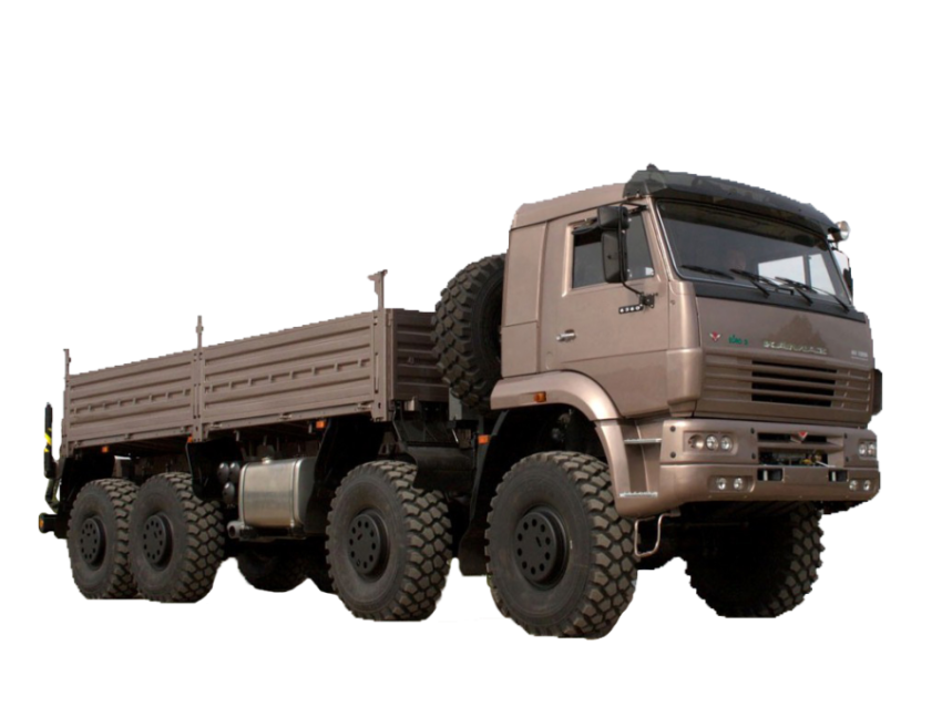 Black Kamaz PNG on Truck free Download