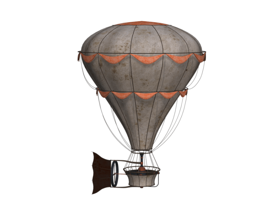 Air Balloon PNG Steampunk Image Free Download