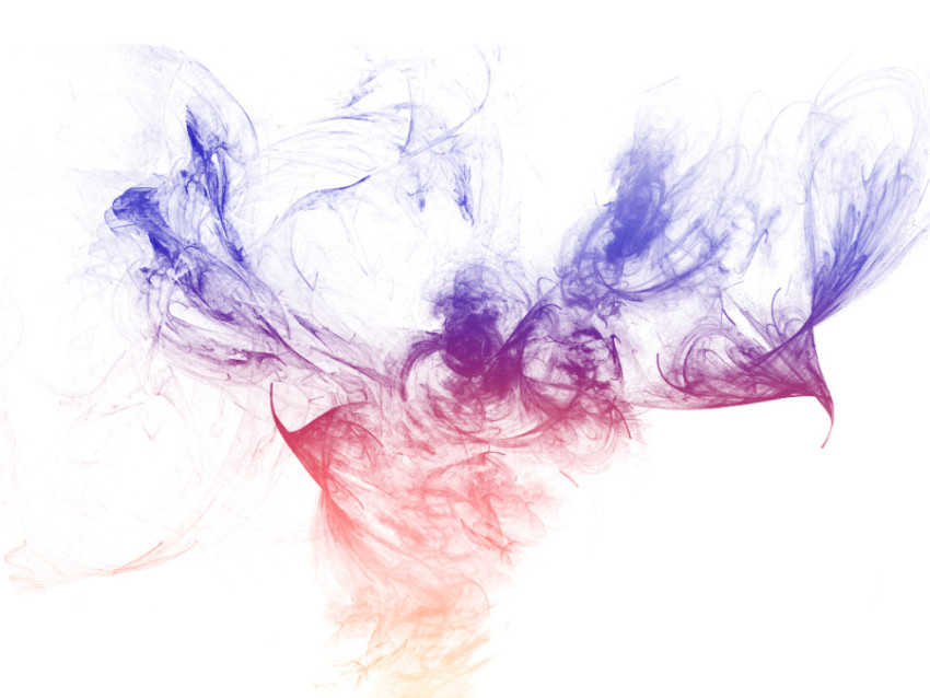 Transparent background colourful premium smoke effect png free download