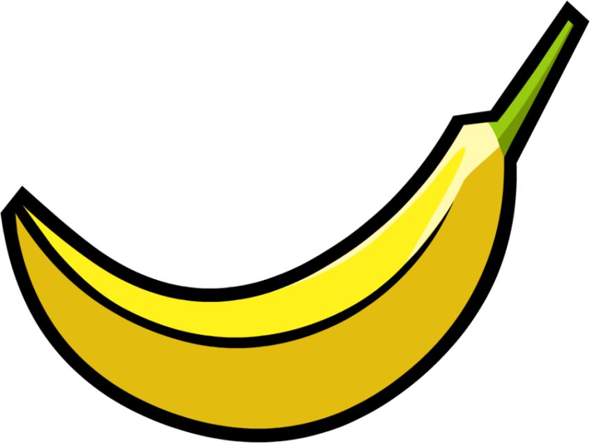 Simple Banana Drawing PNG Icon Picture Free Download