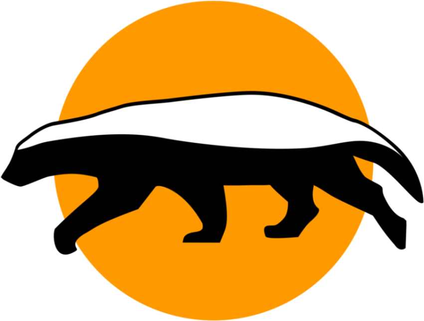 Transparent Honey Badger PNG Logo Free Download