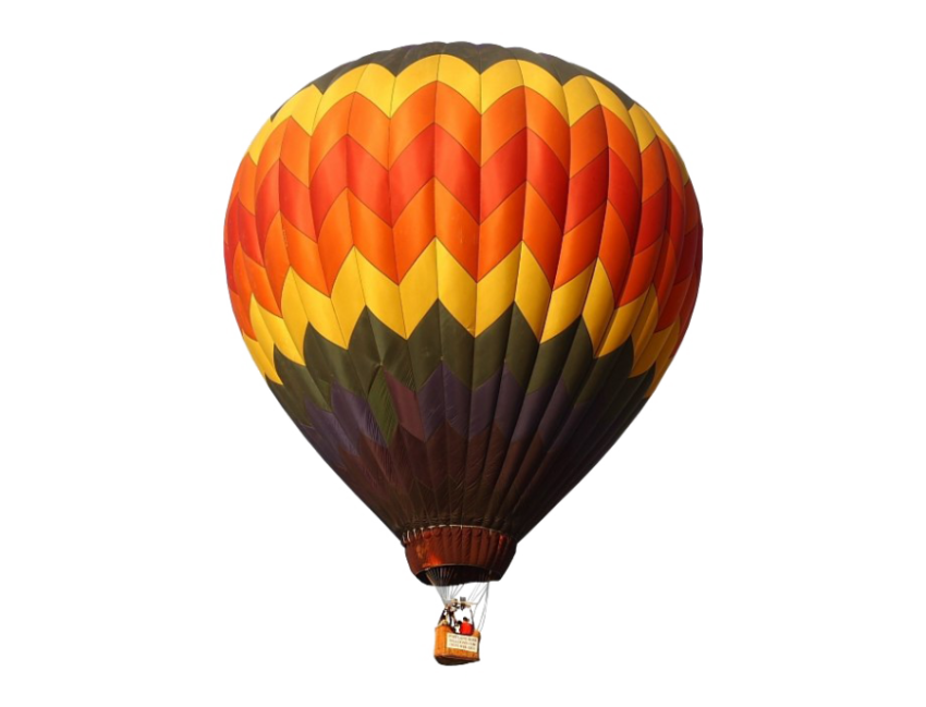 Illustration Air Balloon PNG Sticker Free Download
