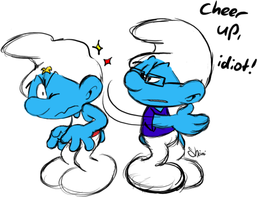 Clumsy Smurfs Icon Cartoon Picture PNG Free Download