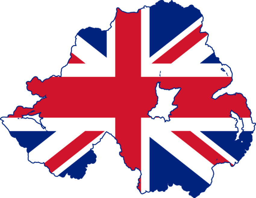 Animated United Kingdom Flag PNG Map