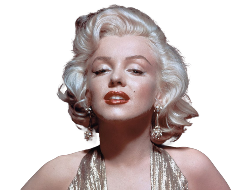 History's Most Beautiful Woman Marilyn Monroe PNG Image Free Download