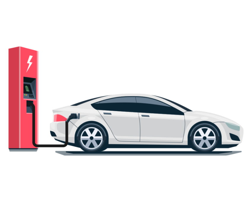 Electric Car PNG concept Free Background Download