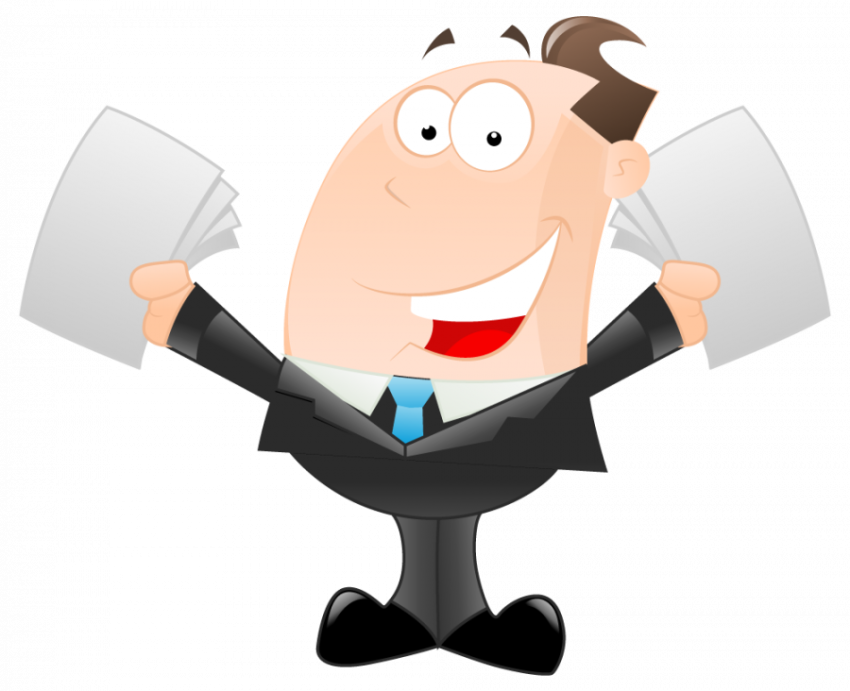 Cartoon Business Man Characters,  Free Vector  & Royalty PNG Image , Transparent Background Business Man PNG Photo