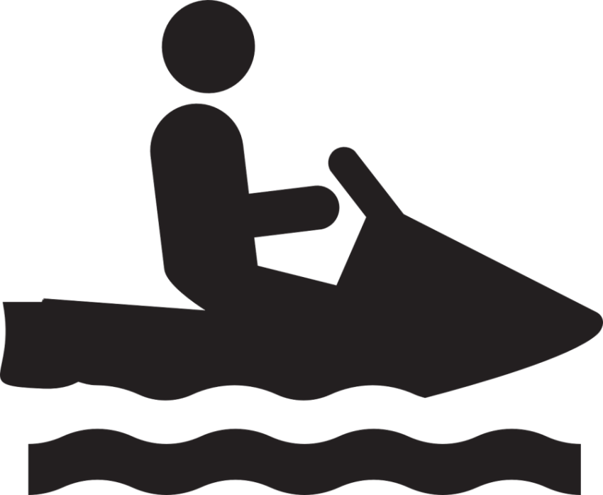 Svg Jet Ski PNG Sign Board Icon Free Download