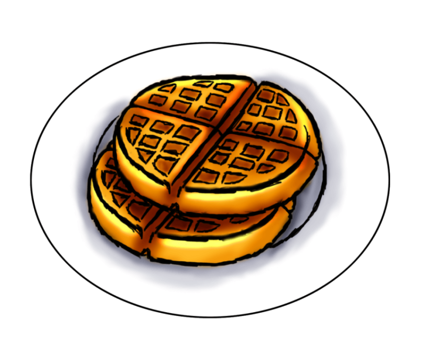 Smooth Waffle PNG Food Free Download