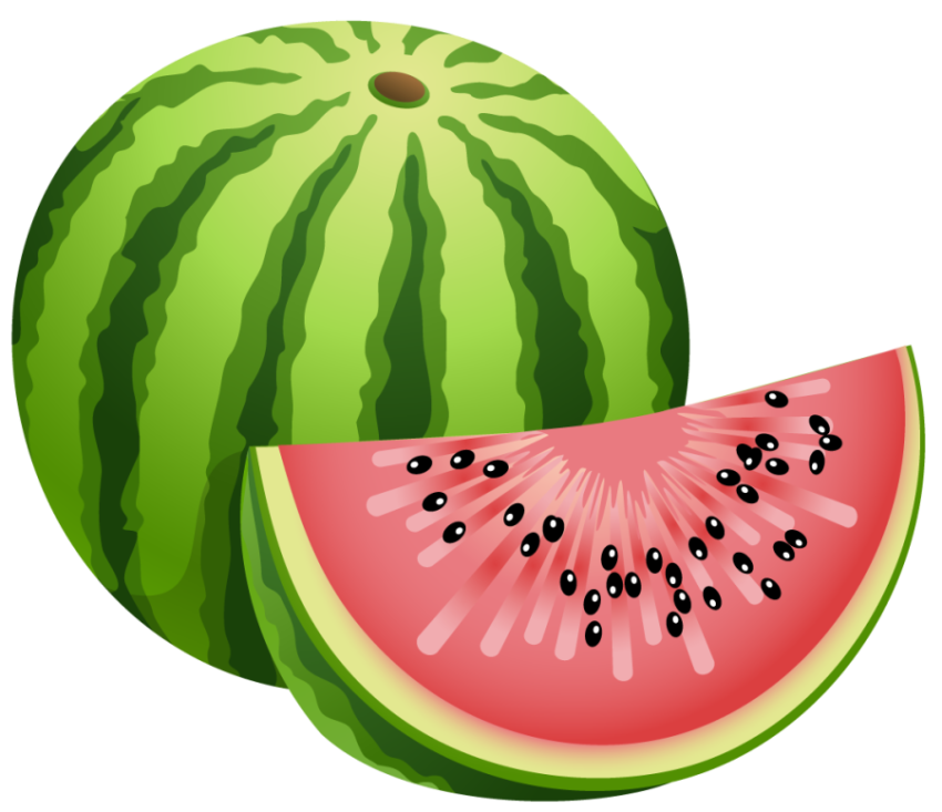 Watermelon File Free PNg Downloand White Background