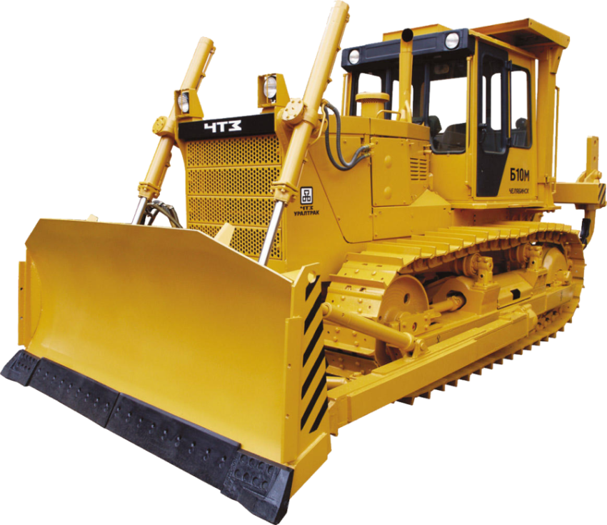 Heavy Bulldozer PNG Side Post Image Free Download