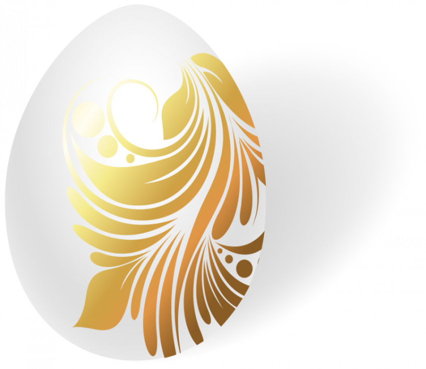 Premium Vector Free Golden Easter Egg PNG Transparent Images Free Download , Vector Egg Icon - Transparent background