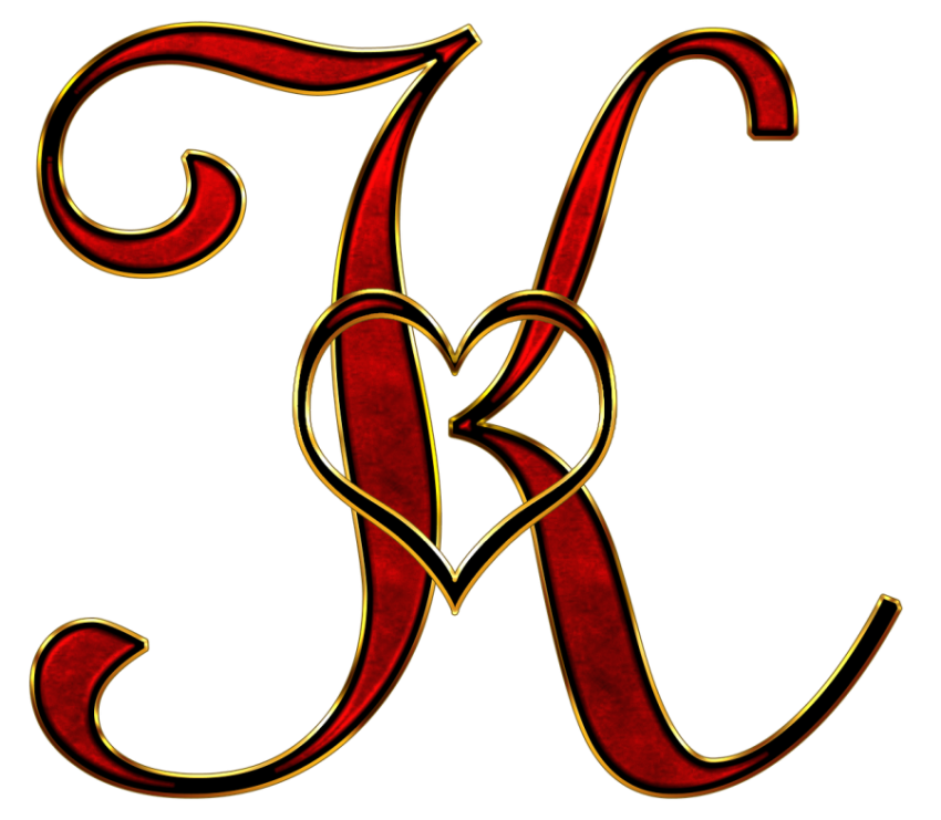 Love K Letter PNG Image Free Download