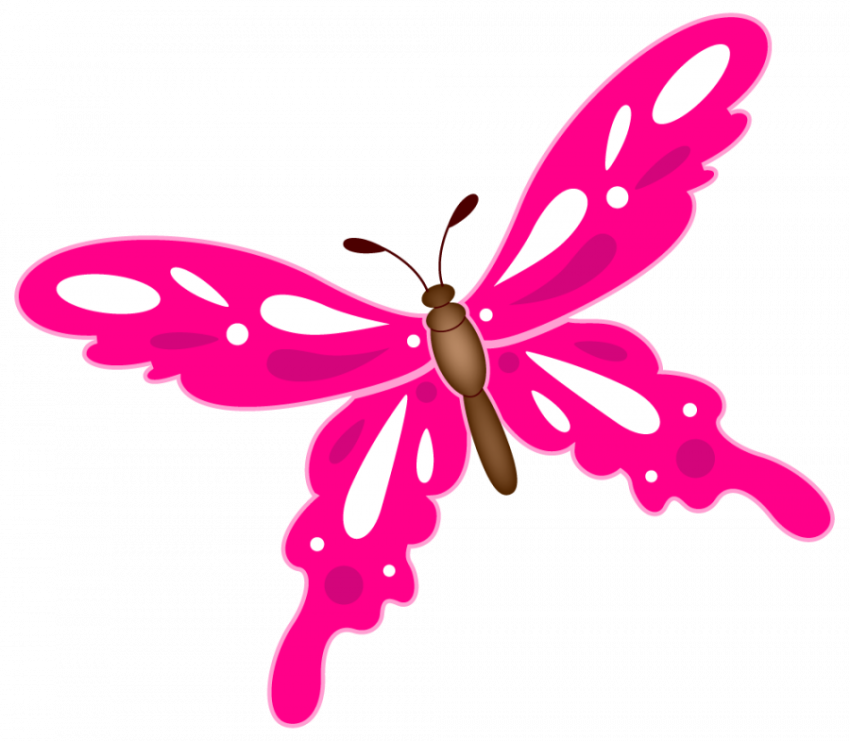 Pink Butterfly Clipart , Transparent Butterfly Clip Art, Cartoon Butterfly Image no Background PNG Picture