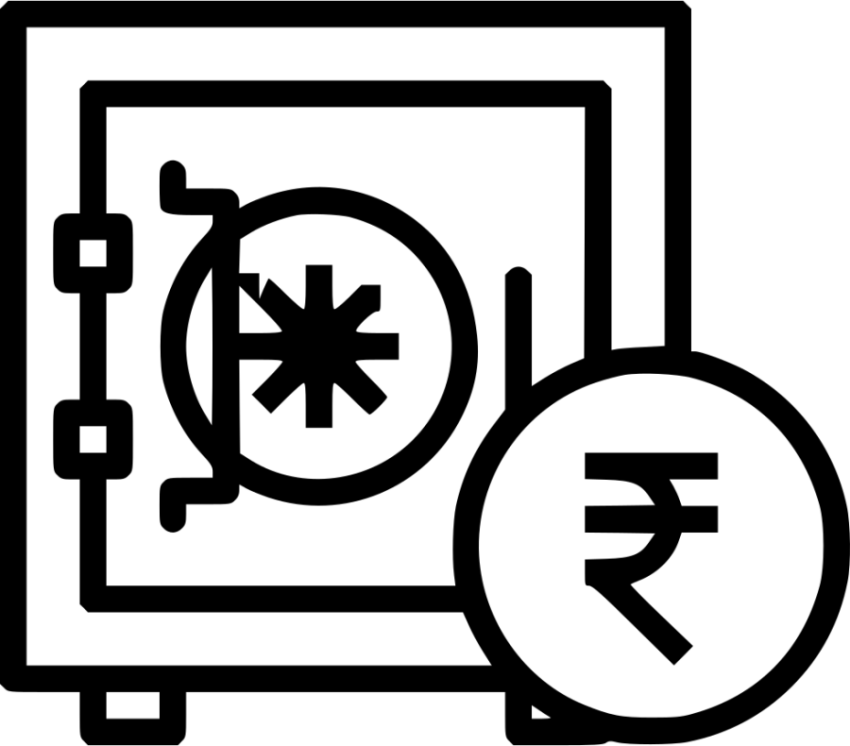 Svg Bank Vault PNG Outline Free Download