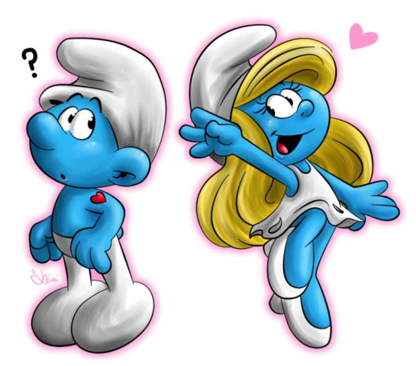 Smurfs Cartoon Stikers PNG HD Background Free Download