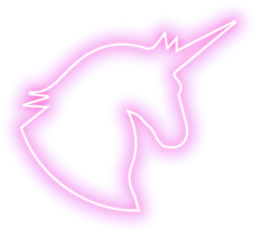 Unicorn Pink lighting PNG Outline & Icon Free Download