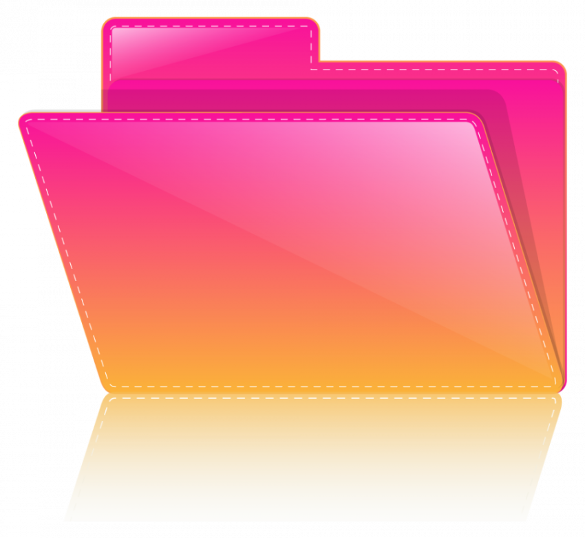 Folder vector graphic design