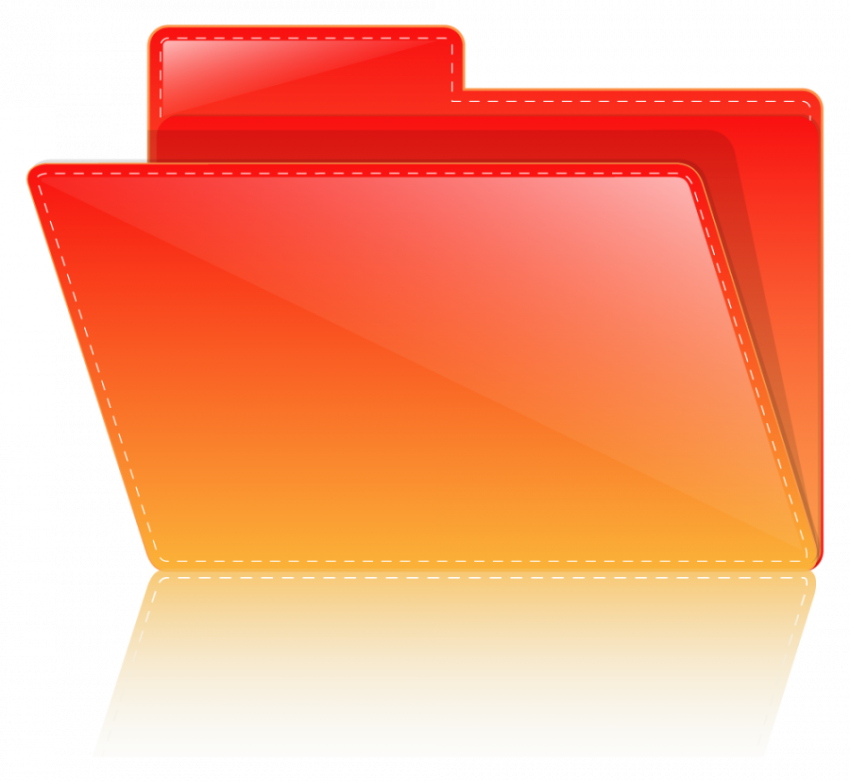 Folder vector red colour graphic design