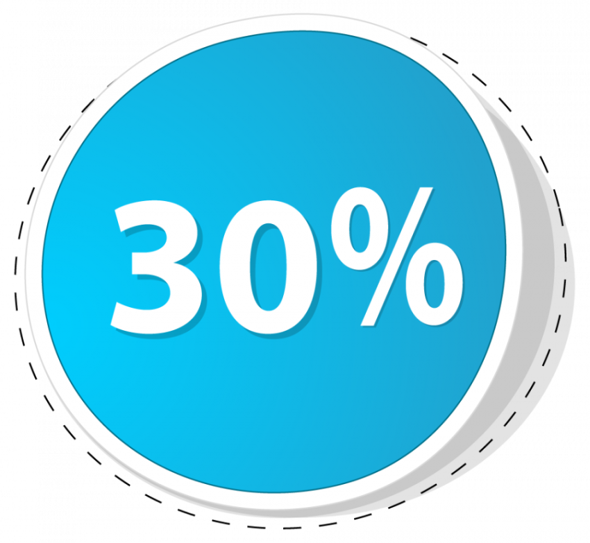 30% COUPON VACTOR GRAPHIC  design