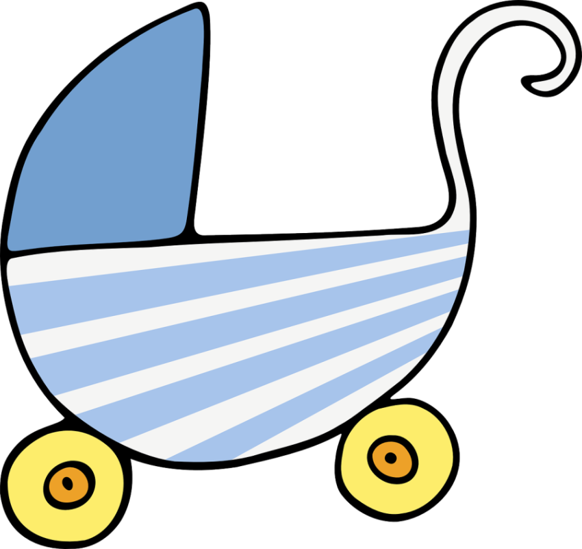 Hand art on Stroller PNG Image free Download