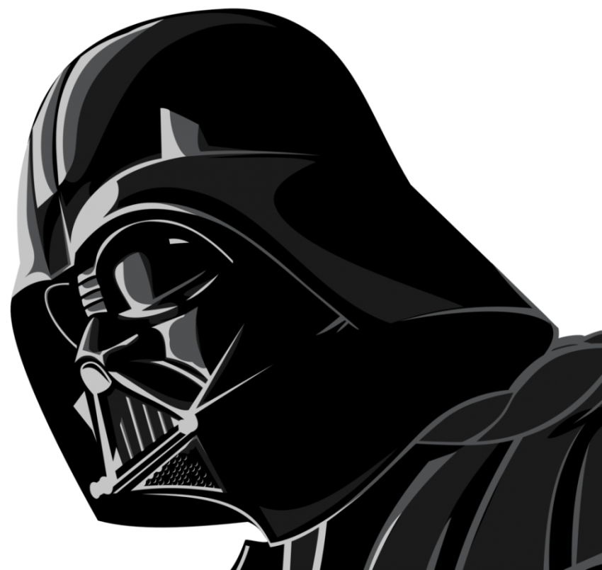 HD Svg Darth Vader PNG Head Image