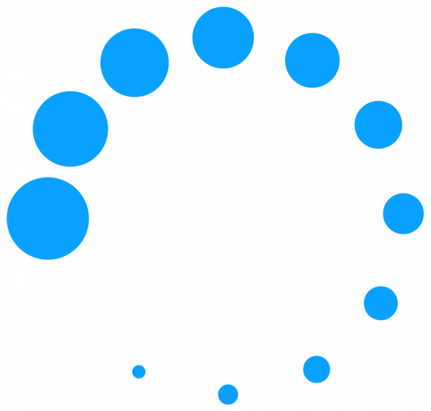 Loding circle icon vector graphic design