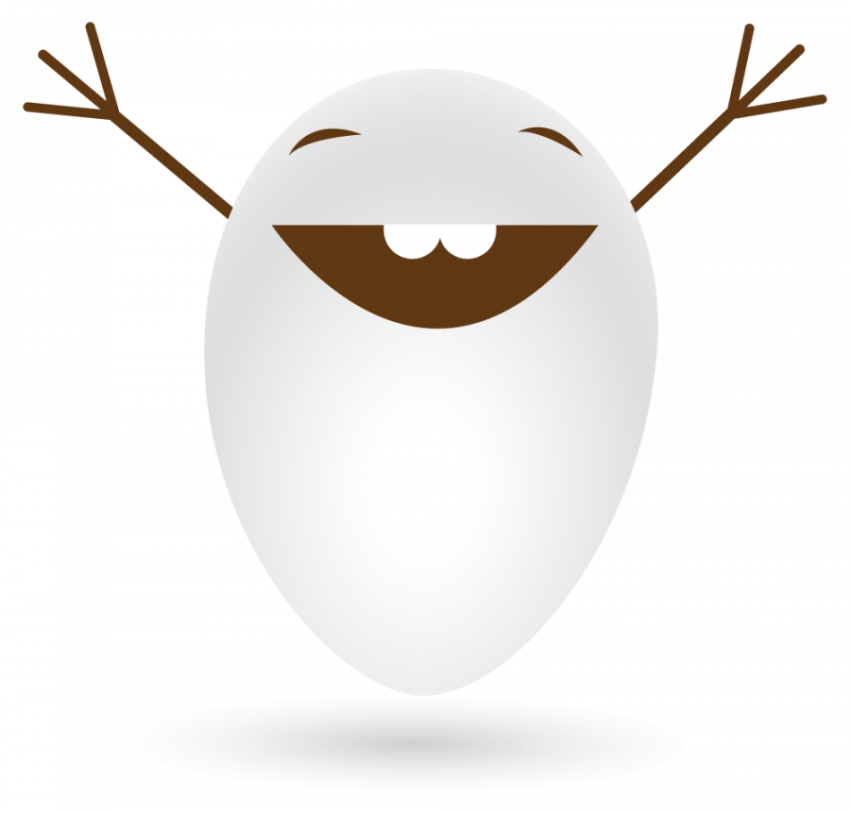 Cartoon Cute Egg Character , Transparent Egg Character PNG Picture, Happy Egg Character PNG Images