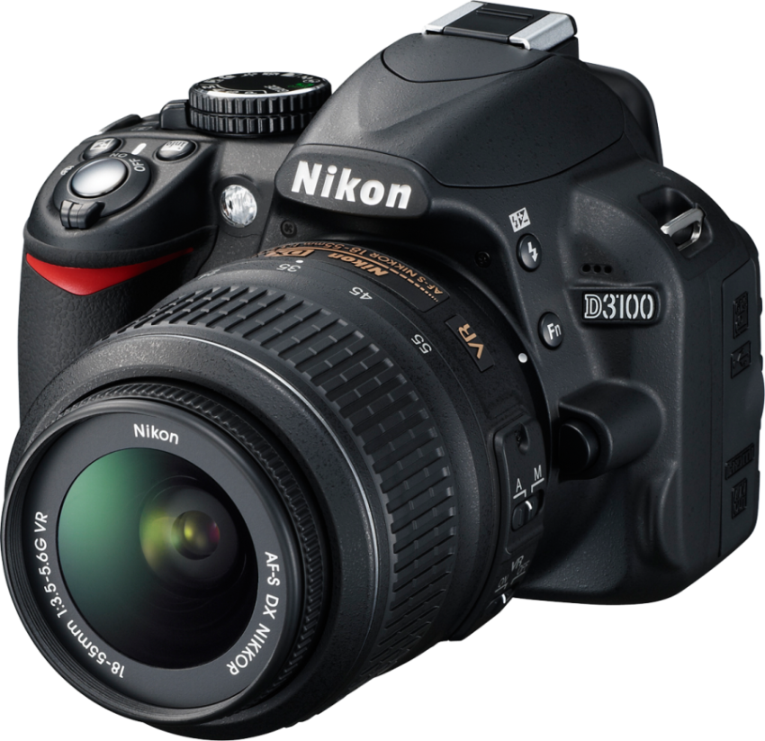 Nikon D 3100 Photo Camera PNG Free Download