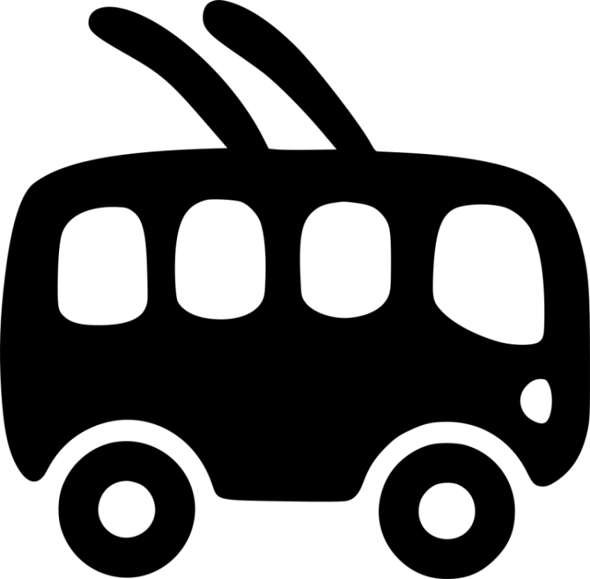 Vector Clipart Trolleybus Icon PNG Image Free Download
