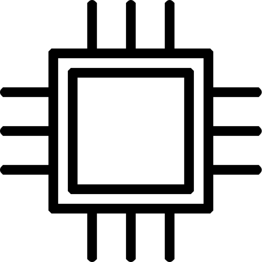 Processor PNG Art Work & Outline