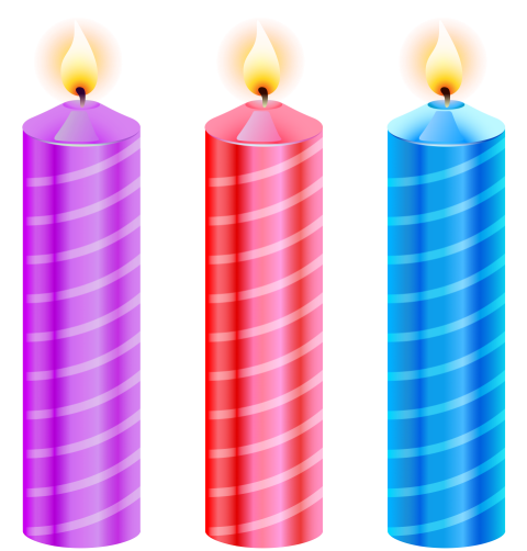 Free Download 3 Candle PNG Photo
